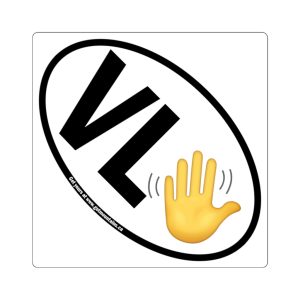 Vanlife - Wave Sticker (approachable)